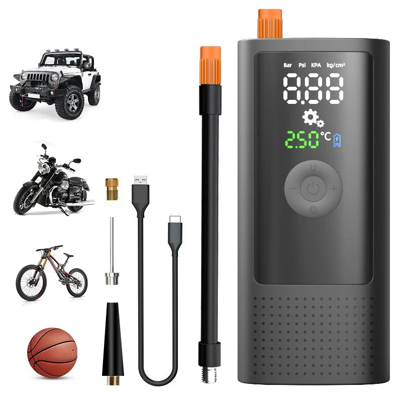 Portable Tire Inflator (150 PSI) Digital Air Compressor